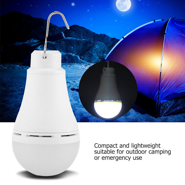 5V USB LED-lampa Nödlampa för Utomhuscamping Vandring Hemläsning (10W)