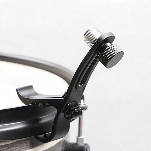 6 st Stötsäkra Mikrofon Trumkant Clip Tom Virvel Mount Mic Klämmor Hållare Zekai