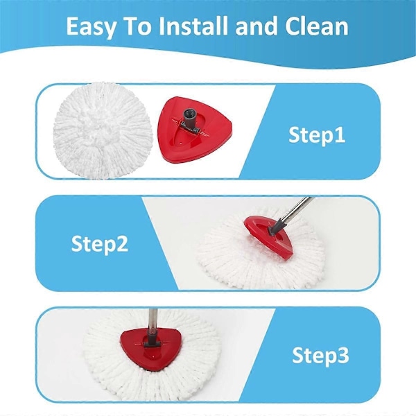 til EasyWring 1-Tank Spin System Moppehoveder