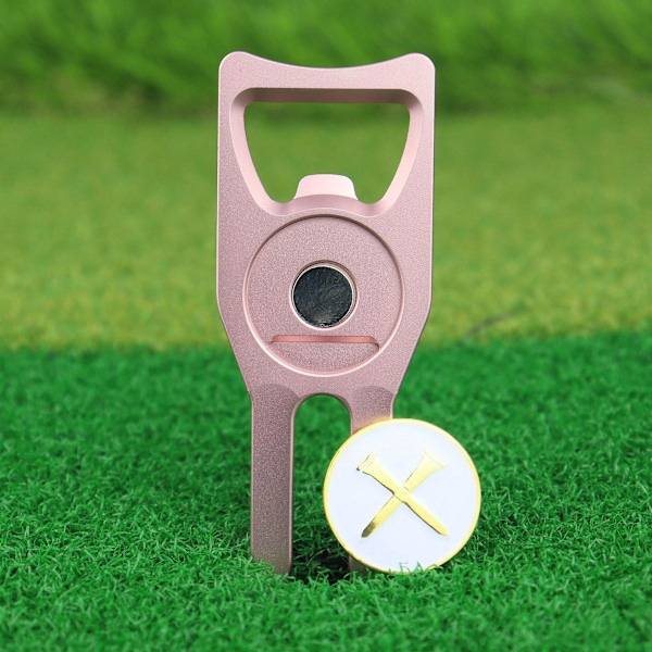 Golf 6-i-1 Premium Divot Tool & Ball Marker - Den Ultimative Golf Tilbehør
