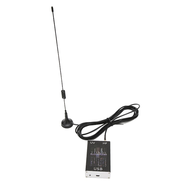 RTL SDR -radiovastaanotin, ammattimainen 100 kHz - 1,7 GHz UV HF USB -kannettava täyden kaistan vastaanotin viestintäjärjestelmää varten