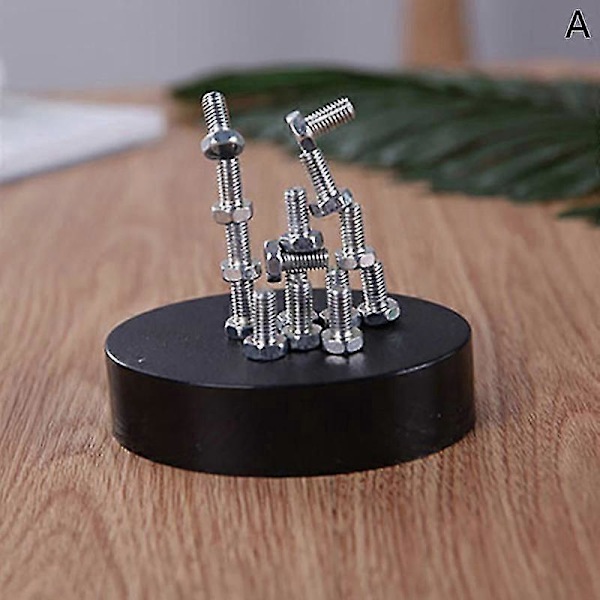 Magnetisk Skulptur Fri Swing Magnet Leksak DIY Heminredning Magnetiska Skulpturer A