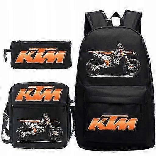 KTM Cross Skolset Ryggsäck Väska Pennfodral