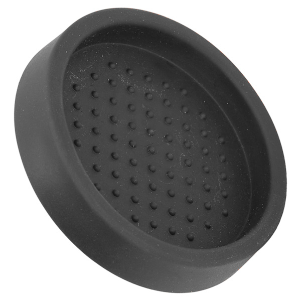 Rund Silikon Kaffe Tamper Mat Mjuk Värmebeständig Bärbar Kaffe Tamper Pad för HomeBlack
