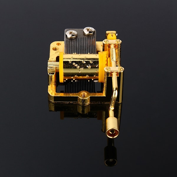 Cool 18 toner DIY Mechanical Musical Box Golden Music Movement