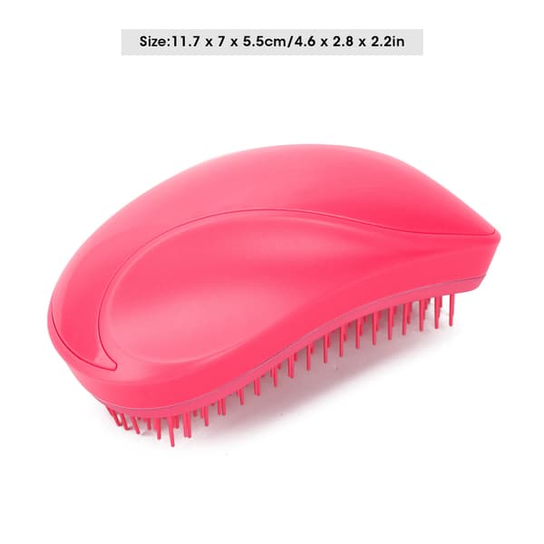 Professionel hårredningsbørste til hjemmet, hårredningsbørste til krøllet hår, pink