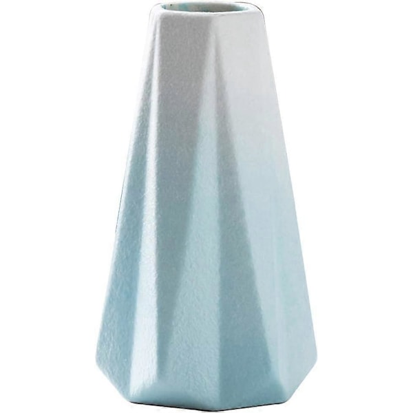Moderne Stilig Geometrisk Porselen Keramisk Vase for Stue, Kjøkken, Bord, Hjem, Kontor