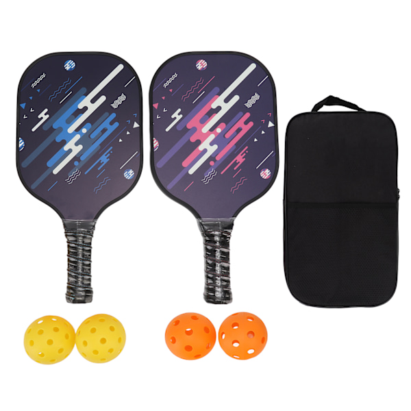 Fiberglaskula Paddel Kit Professionell Bärbar Yta Polypropylen Lätt Fiberglaskula Racket Set