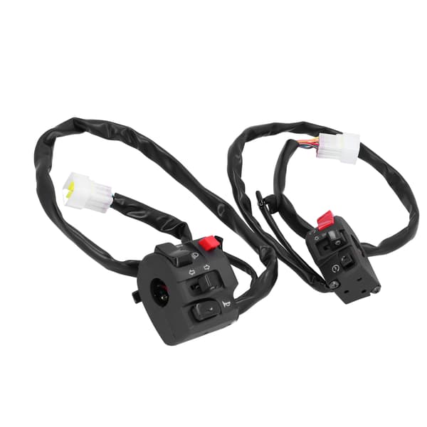 2 stk. 0,9 tommer styrkontakt forlygte blinklys horn gear controller universal til motorcykel