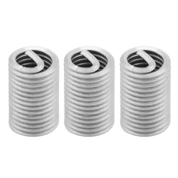 50 st rostfritt stål SS304 spiralformade skruvgänginsatser M6 x 1,0 x 3D-längd
