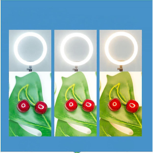 Virtaava LED-valokuvauslamppu 26cm