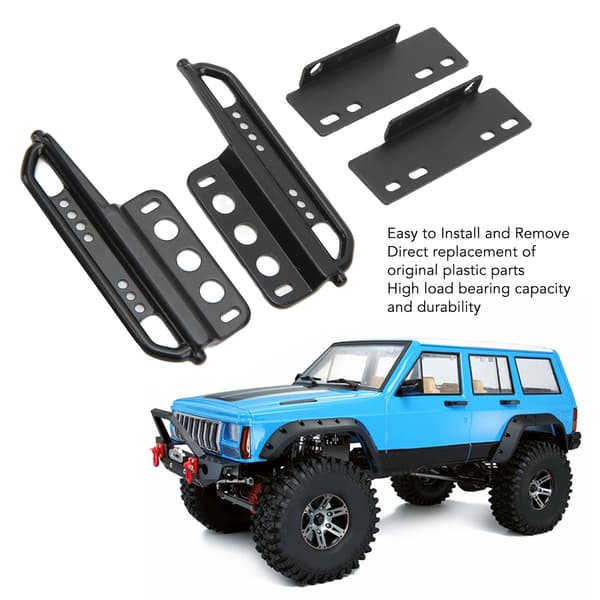 RC Sidepedal Udskiftning Jern RC Bil Side Trinbræt til Axial SCX24 til Wrangler til JLU til Deadbolt til Bronco