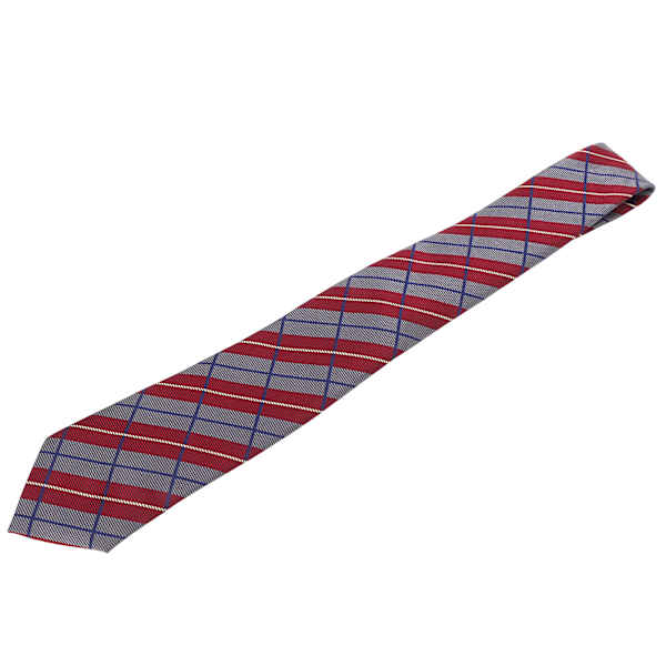 Herrslips 146 cm lång 8 cm bred klassisk design brittisk rutnät herr slipsar för klädtillbehör presenter