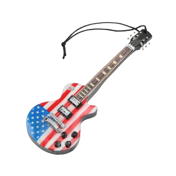 Mini Trägitarr Hänge Musikinstrument Hänge Utsökt Vacker Mini Fina Detaljer Gitarr Modell Hänge