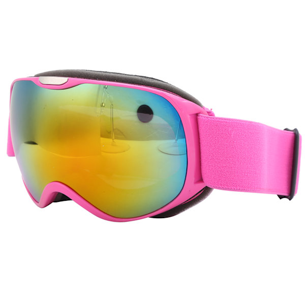 Skidglasögon AntiFog Vindtät Dubbelskikts PC-lins Klättring Snösporter Glasögon för Barn (Rosa)