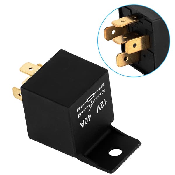 5-Pin 12V 30A/40A Väderbeständig Vattentät Bil Auto Relä Universal
