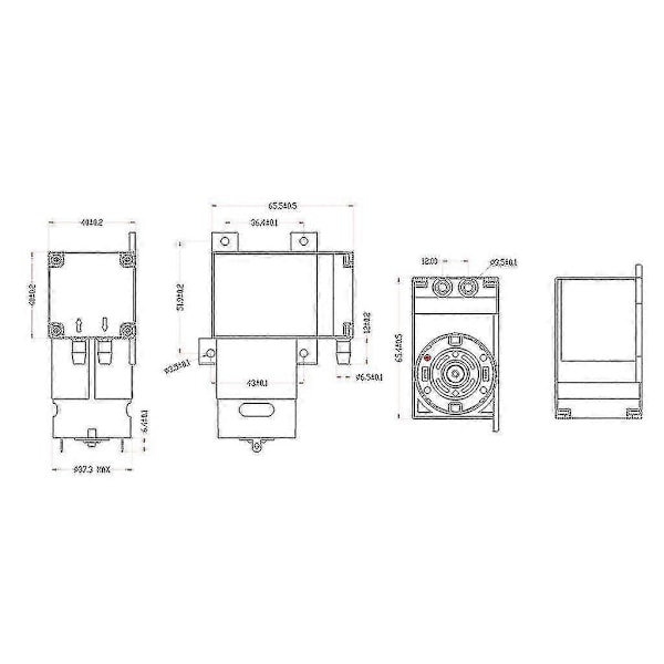 12 V:n minipumppu 8 l/min korkeapaineimupumput pidikkeellä Zekai