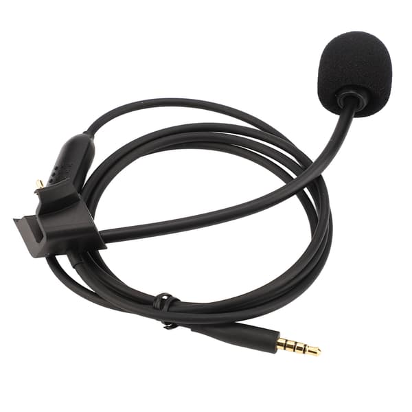Kabelbom-mikrofon brusreducerande mikrofonljudkabel med mute-knapp för PS4 PC-spelheadset