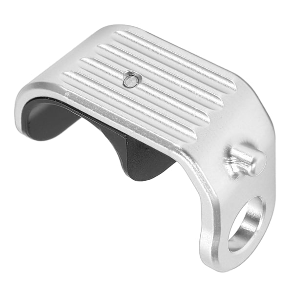 Cykel E-formad spänne Aluminiumlegering Plast polerad Lättdesign Cykelkrok E-spänne för BromptonSilver