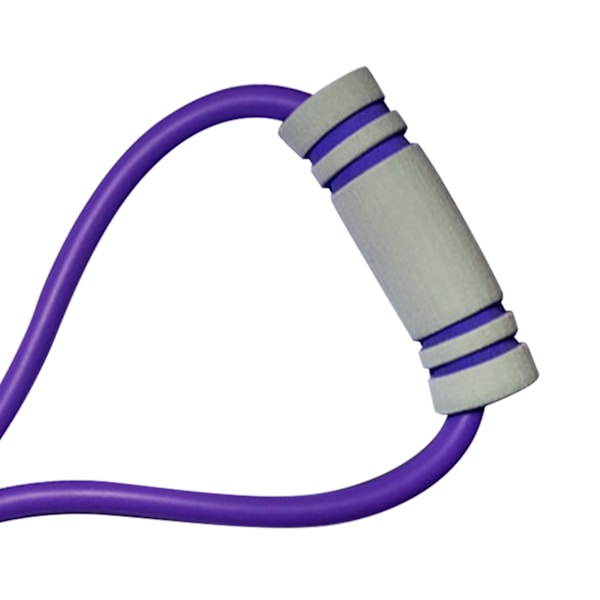 Figur 8 Fitness Motståndsband 8-formad Motståndsband Dragande Rep Bröst Arm Träningsutrustning för Kvinnor Hemträning Lila