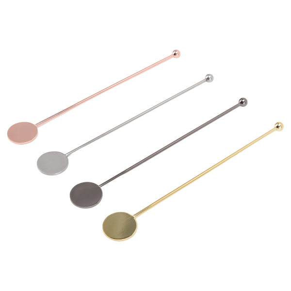 4st rostfritt stål Cocktail Layering Stick Kaffe Dryck Omrörare Stick för restauranger Mjölk Te Shop