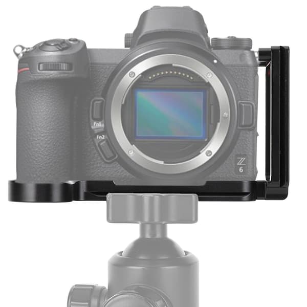 Vertikal L Beslag Mount Quick Release Plade til Nikon Z6 Z7 Spejlløst Kamera