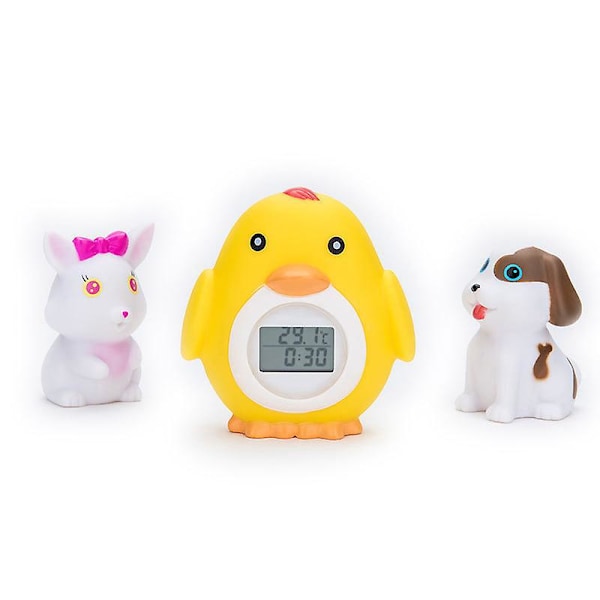 Baby Elektronisk Bade Termometer Kyllingeform Baby Termometer 9.2x8.6x3.2cm