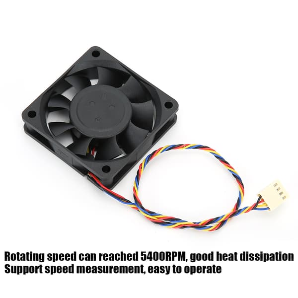 6cm 12V 0.36A Køleventilator 5400RPM Lav Støj Køler Køleplade til Computer CPU
