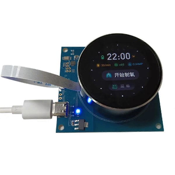 1.3In Intelligent Display Knob Skjermdiameter 47Mm Roter og Trykk