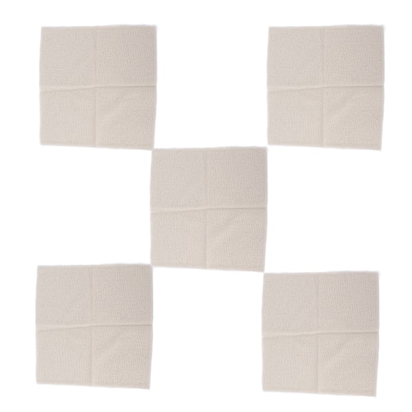 5 st broderityg mjukt bekvämt enkelt att vika bärbart DIY materialkit för soffor kuddar kuddar 28x28cm