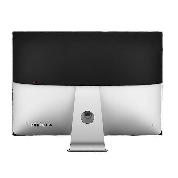Svart Dammtätt Skydd Vattentätt PU Läder Skyddsfodral Med/Utan Ficka För Apple För Imac För Macbook 21/27 Tum Skärm