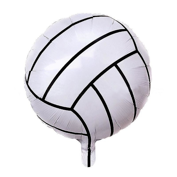 18\" Volleyball Folieballonger - Pakke med 50 | Bursdag & Sportstema Festdekor