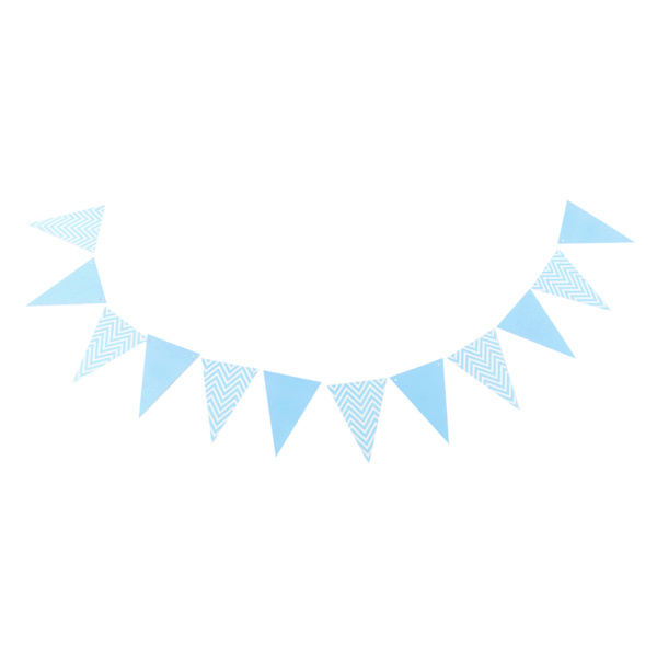 Vimpel Bröllopsrum Barnrum Födelsedagsfest Klä Upp Tillbehör Vinkad Dra Flagga Vimpel VimpelBlå