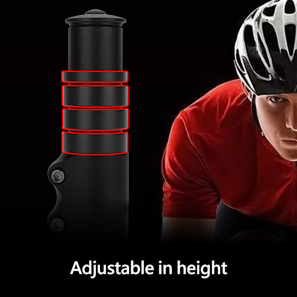 Cykelstyre i aluminiumlegering Stem Riser Extender Adapter Cykeltillbehör