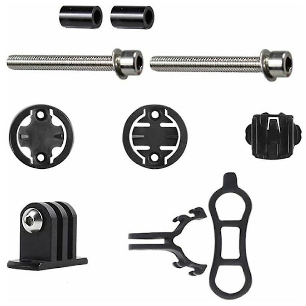 Sykkelstyreforlenger for landeveissykkel Sykkelcomputerfesteholder for Garmin Edge/Bryton Rider/CatEye