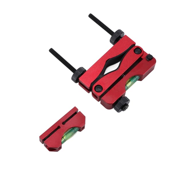Reticle Leveling System Universal Aluminium Alloy Scope Alignment Level Tool for CarsRed