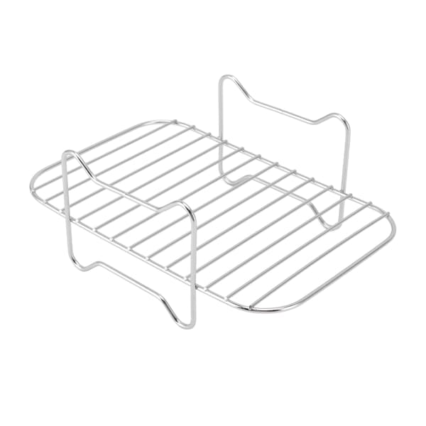 Friteuse Rustfritt Stål Rist Multifunksjonell Matlaging Baking Grill Rist Frityrtilbehør for Ninja Foodi DZ201 401