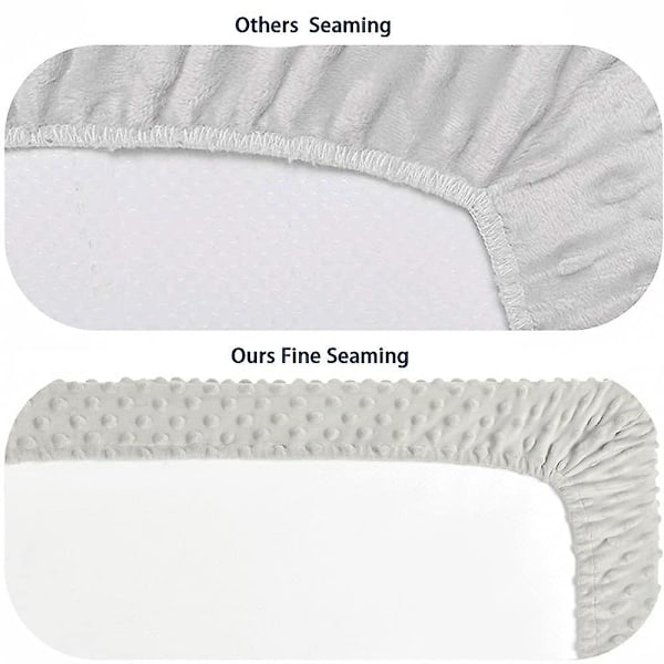 Ultramyk Changing Pad Cover - Rosa/Grå, Pustende og Stilig