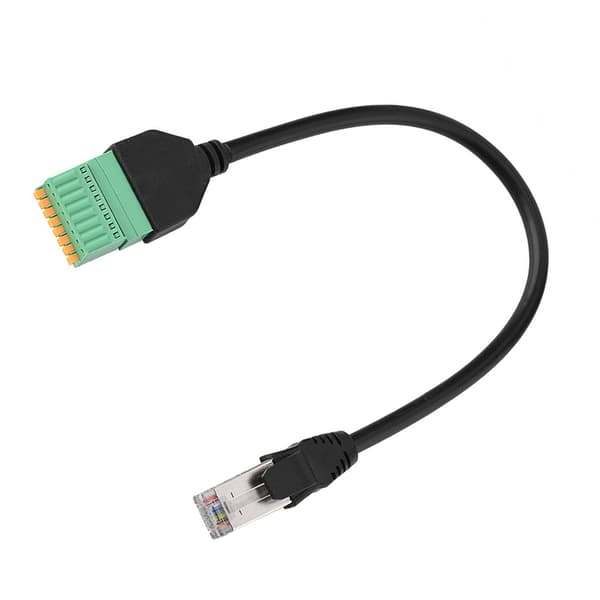 RJ45 Urosliitin 8-nastainen Jousiliitin Riviliitinsovitinkaapeli