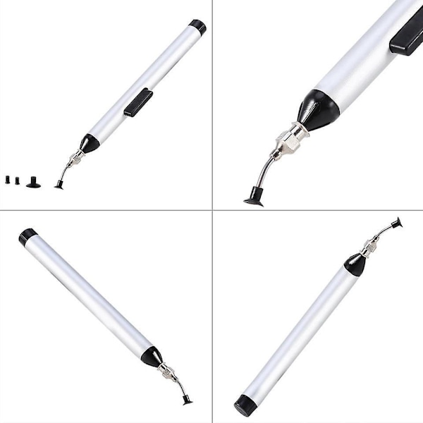 1 Chip Extractor Set med 3 Storlekar Sughuvuden för IC SMD Precisionskomponentplacering