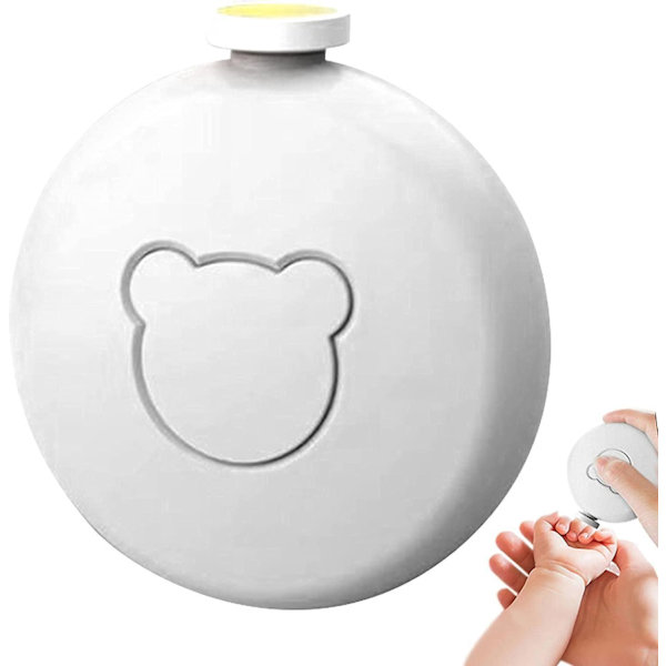 Baby Nagelsats - Säker och Skonsam Elektrisk Nagelklippare med Mjukt Slipdyn, Perfekt för Spädbarn och Barn