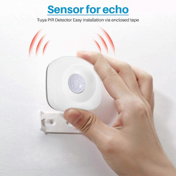 Smart ZigBee PIR Rörelsesensor Stöd Tuya Smart Life APP IFTTT