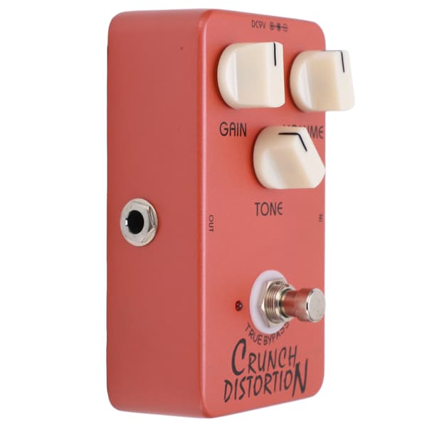 Distortion Pedal Mørkerød Metal Klassisk Britisk Rock Monoblok Guitar Effektpedaler True Bypass