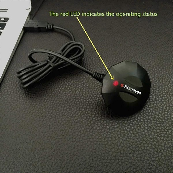 Ny USB GPS GLONASS Mottagare GNSS Mottagarmodul Antenn, Ersätter Bu-353S4, BU353S4, 0183NMEA USB