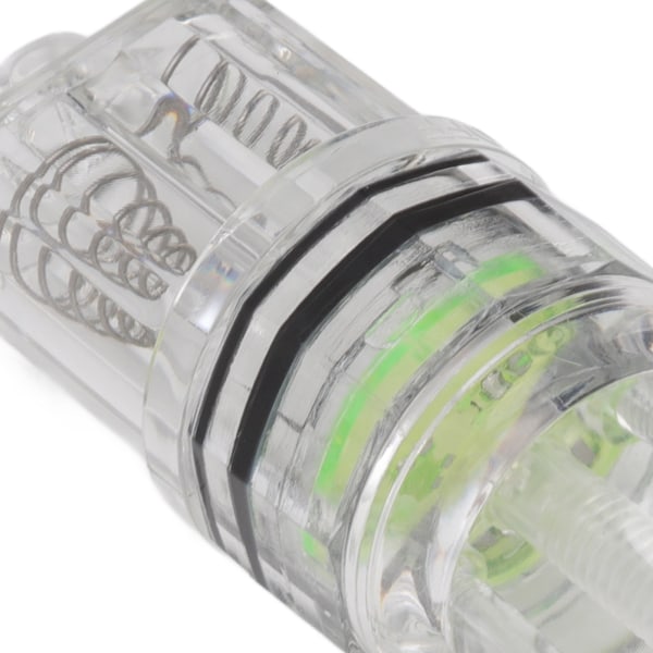 LED-kalastusvalo syväuisteluun - AA-paristokäyttöinen, läpinäkyvä muovi, vihreä, merelle ja makealle vedelle