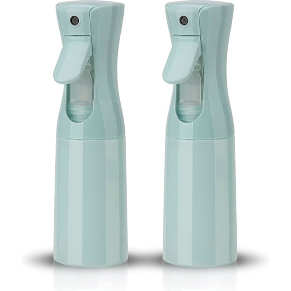 Kontinuerlig Sprayflaska 200 ml (blå-2-pack), Mister Sprayflaska för Hår, Fin Mist Vattensprayflaska för Salonger, Hårstyling, Växter, Hudvård