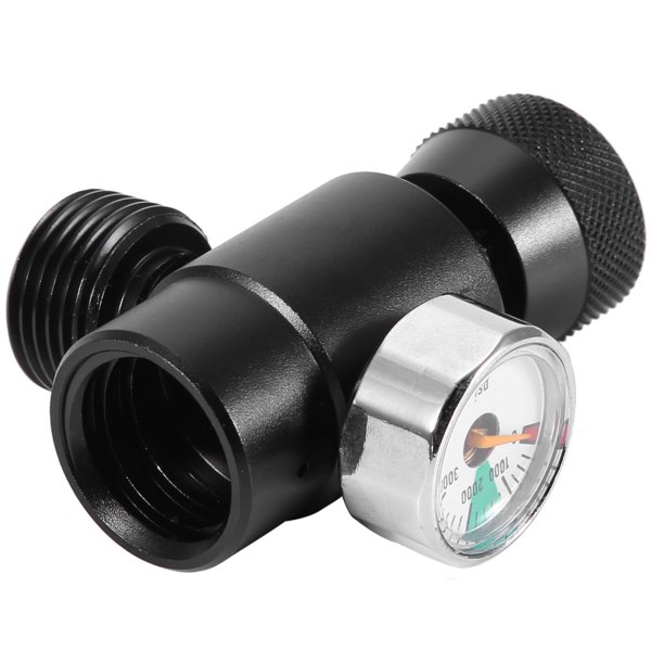 SodaStream CO2 Refill Adapter Kit (svart med måler) - 1 stk