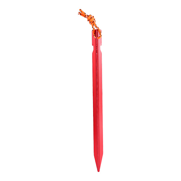 4 STK/Pakke 18CM Aluminiumslegering Vindreb Ankerteltpæle Pløkke Jordsøm (rød)