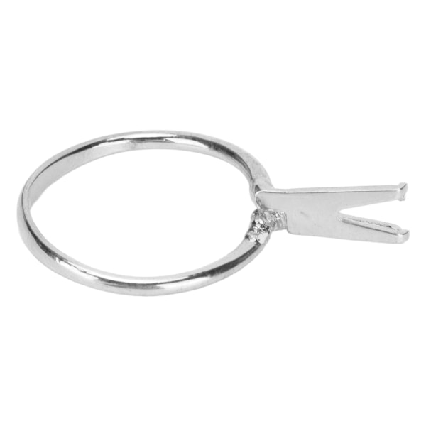 Ring Blank Support 4 Claw Form Visuellt Stål Ring Spring Prong Tool för juvelerare Silver