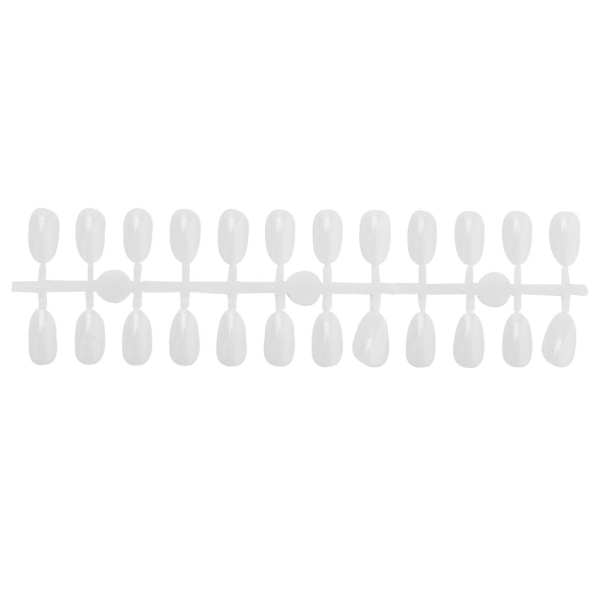 240 kpl Pyöreitä tekokynsien kärjet Color Card Polish Gel Display Practice Palette Manicure Tool 01#